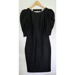 Ted Baker London Black Bodycon Midi Dress Size 1